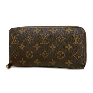 ルイヴィトン(LOUIS VUITTON)の【4fd4346】ルイヴィトン 長財布/モノグラム/ジッピーウォレット/M42616/ブラウン【中古】メンズ/レディース/ユニセックス(財布)