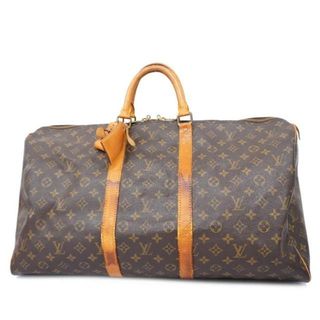 ルイヴィトン(LOUIS VUITTON)の【4fd4468】ルイヴィトン ボストンバッグ/モノグラム/キーポル55/M41424/ブラウン【中古】メンズ/レディース/ユニセックス(ボストンバッグ)