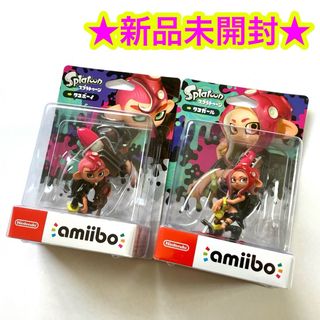 ニンテンドースイッチ(Nintendo Switch)の【新品】amiibo スプラトゥーン タコボーイ タコガール(ゲームキャラクター)