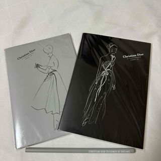 クリスチャンディオール(Christian Dior)の新品未使用　ディオール展　ノート2冊　えんぴつ　(ノート/メモ帳/ふせん)