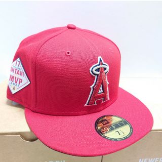 ニューエラー(NEW ERA)の希少　限定　ニューエラ　大谷翔平　2021 MVP　限定　7 1/2 　エンゼル(キャップ)