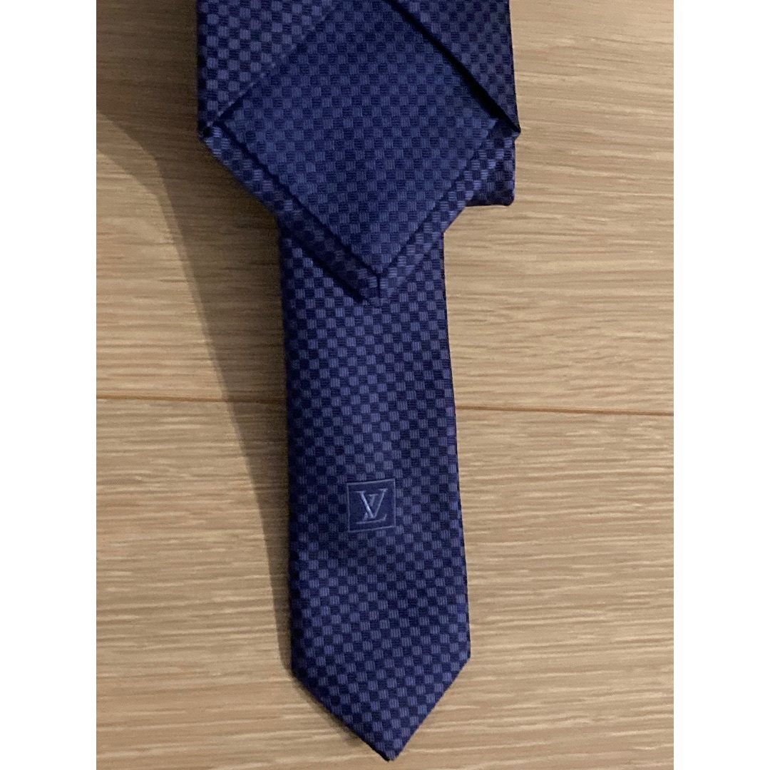 未使用品】LOUIS VUITTON ネクタイ メンズ・マイクロダミエ 8cm 未使用品】LOUIS VUITTON ネクタイ メンズ・マイクロダミエ 8cm