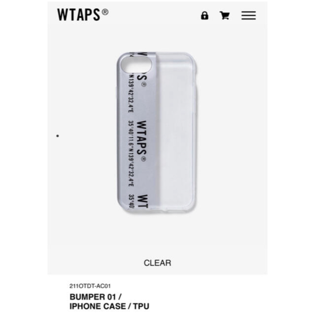 W)taps(ダブルタップス)のWTAPS iPhoneケース 21SS BUMPER 01 スマホ/家電/カメラのスマホアクセサリー(iPhoneケース)の商品写真
