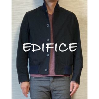 エディフィス(EDIFICE)の【EDIFICE】Flight Jacket /Navy/38(その他)