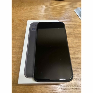 アイフォーン(iPhone)のiPhone 11 本体　ブラック128GB (スマートフォン本体)