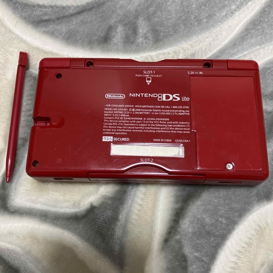 ニンテンドーDS - ニンテンドーDS lite 赤 ジャンク品 海外版の ニンテンドーDS - ニンテンドーDS lite 赤 ジャンク品 海外版の