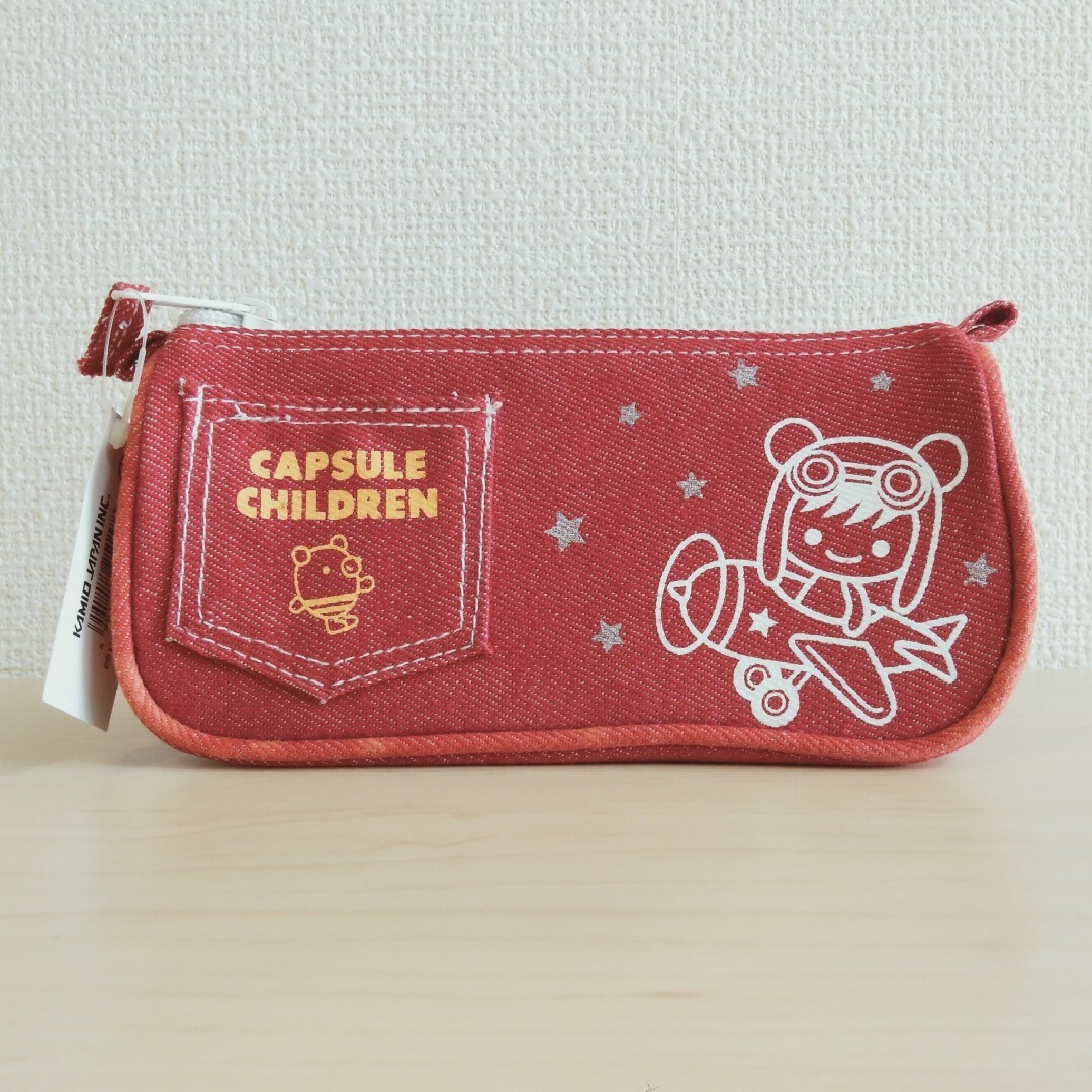 カミオジャパン(カミオジャパン)のCAPSULE CHILDREN カプセルチルドレン ペンケース ポーチ エンタメ/ホビーのおもちゃ/ぬいぐるみ(キャラクターグッズ)の商品写真