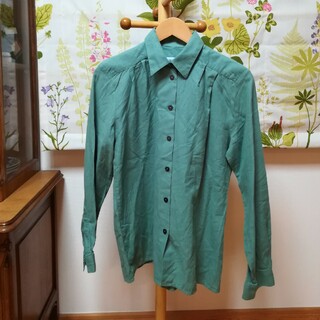 ✨James Meade Limited薄緑色の長袖シャツ レディース2L(シャツ/ブラウス(長袖/七分))