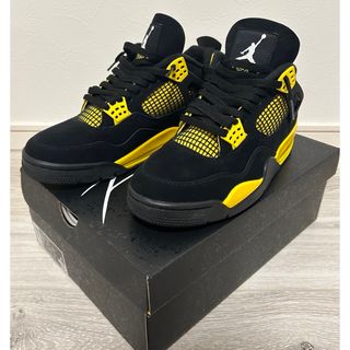 ジョーダン(Jordan Brand（NIKE）)のNIKE AIR JORDAN 4 エアジョーダン4 レトロ サンダー(スニーカー)