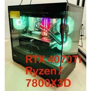 新品未使用❗️定価30万円　Ryzen7 7800X3D、RTX4070Ti(デスクトップ型PC)