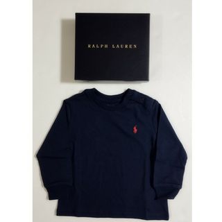 ラルフローレン(Ralph Lauren)のラルフローレン 新品未使用タグ付 カットソー ロングTシャツ 12M 80(シャツ/カットソー)