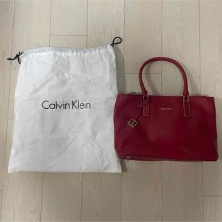 カルバンクライン(Calvin Klein)のCalvin Klein カルバンクライン ハンドバッグ　革(ハンドバッグ)