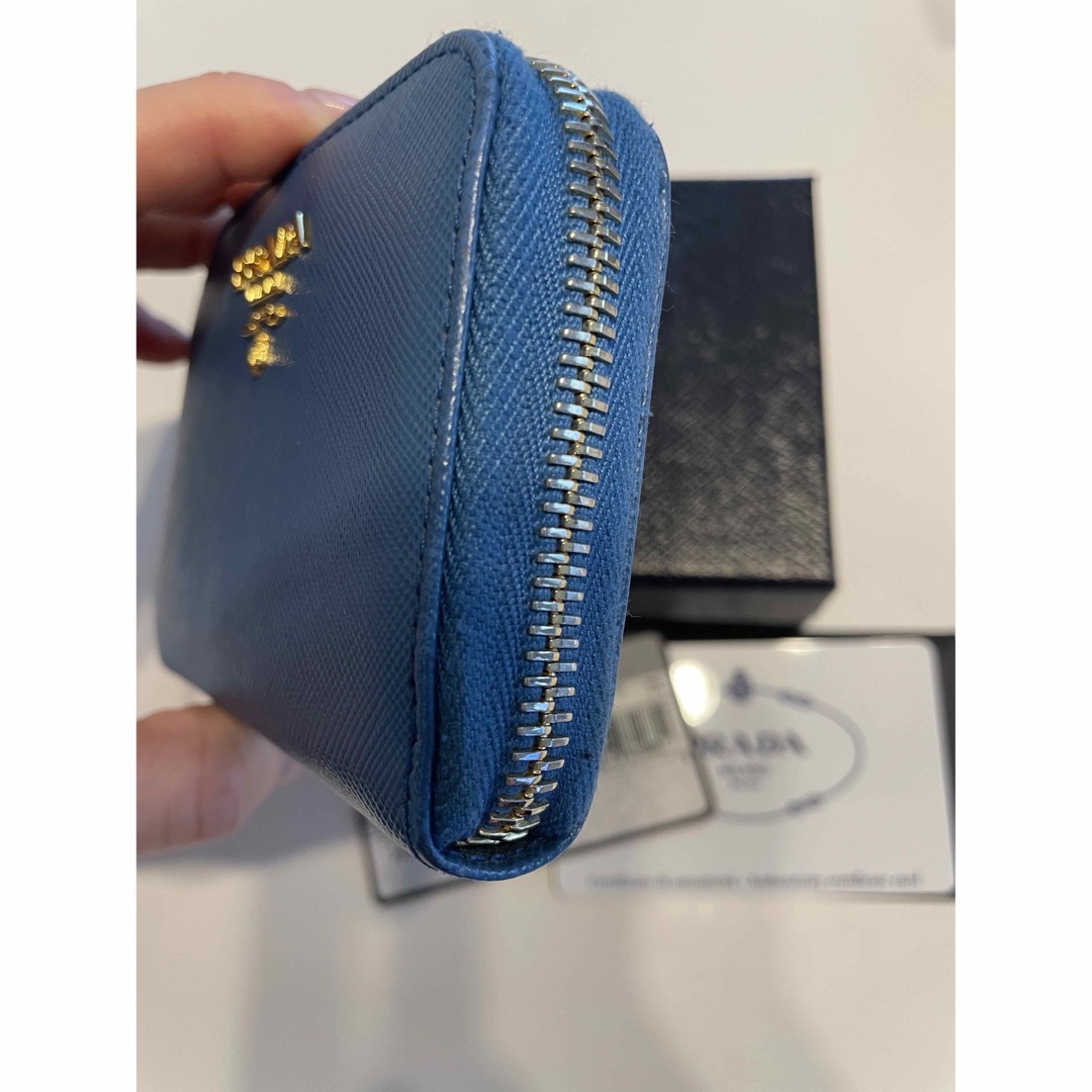PRADA(プラダ)のプラダ　ミニウォレット　コバルトブルー レディースのファッション小物(財布)の商品写真