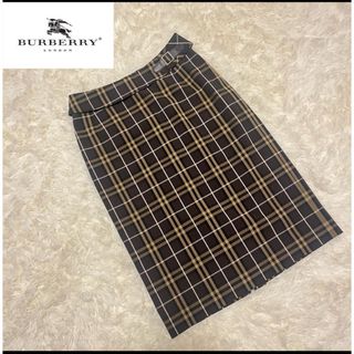 バーバリー(BURBERRY)のバーバリー ロンドン BURBERRY LONDON ノバチェック スカート(ひざ丈スカート)