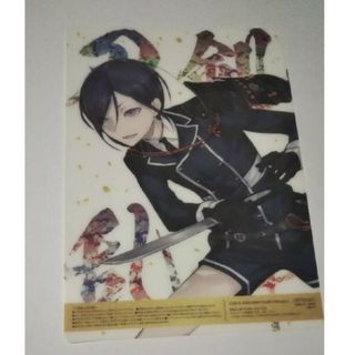 刀剣乱舞  とうらぶ 5周年記念  薬研藤四郎 ファミリーマート クリアポスター(キャラクターグッズ)