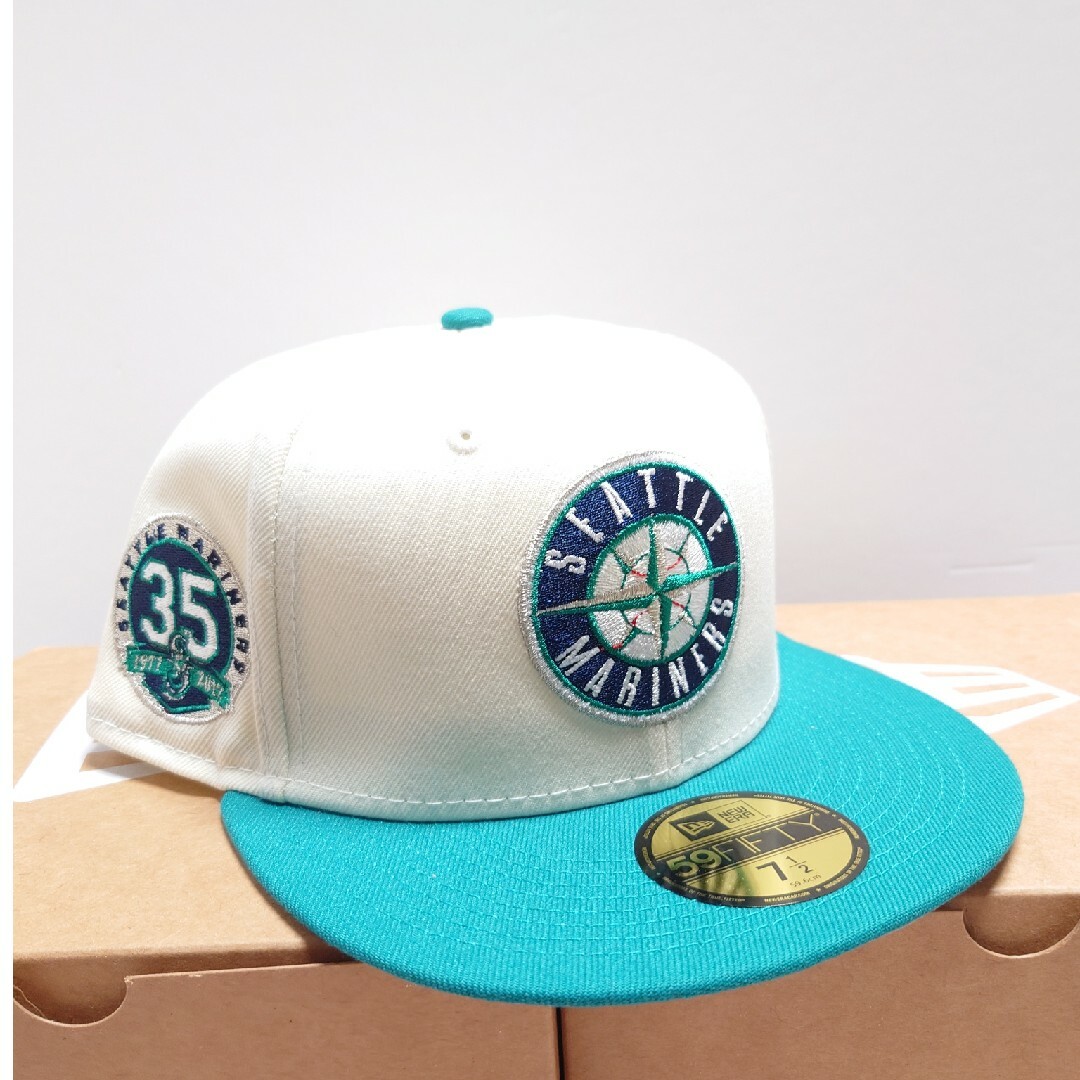 NEW ERA(ニューエラー)のニューエラ　59fifty マリナーズ　1/2　スタバ　スターバックスカラー メンズの帽子(キャップ)の商品写真