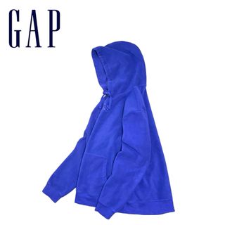 ギャップ(GAP)の"GAP" ギャップ 00's~ フリースパーカー フーディー ロゴ刺繍(パーカー)