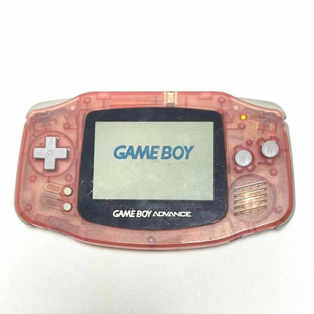 任天堂 - GBA ゲームボーイアドバンス 本体 ミルキーピンク&ワイヤレス