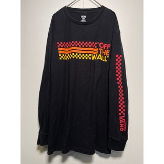 ヴァンズ(VANS)のVANS バンズ メキシコ製 Lサイズ ロンT 袖プリント(Tシャツ/カットソー(七分/長袖))