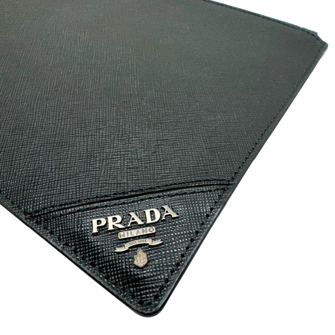 PRADA(プラダ)のPRADA プラダ サフィアーノ 2NH005 クラッチバッグ セカンドバッグ ロゴ レザー メンズ メンズのバッグ(セカンドバッグ/クラッチバッグ)の商品写真