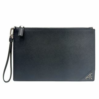 PRADA プラダ サフィアーノ 2NH005 クラッチバッグ セカンドバッグ ロゴ レザー メンズ