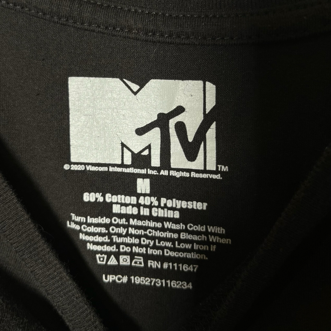 【USA輸入】MTV 袖プリント 長袖シャツ ロンT メンズのトップス(Tシャツ/カットソー(七分/長袖))の商品写真