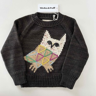 Misha & Puff - Misha&Puff Owl Sweater 2y