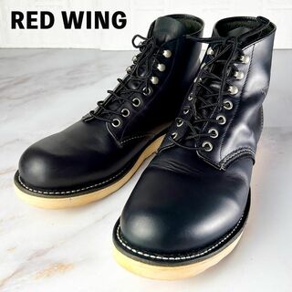 レッドウィング(REDWING)の【良品】レッドウィング ショートブーツ 8165 ブラック　UK8(ブーツ)