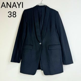 アナイ(ANAYI)のアナイ ジャケット黒 圧縮ウール(テーラードジャケット)