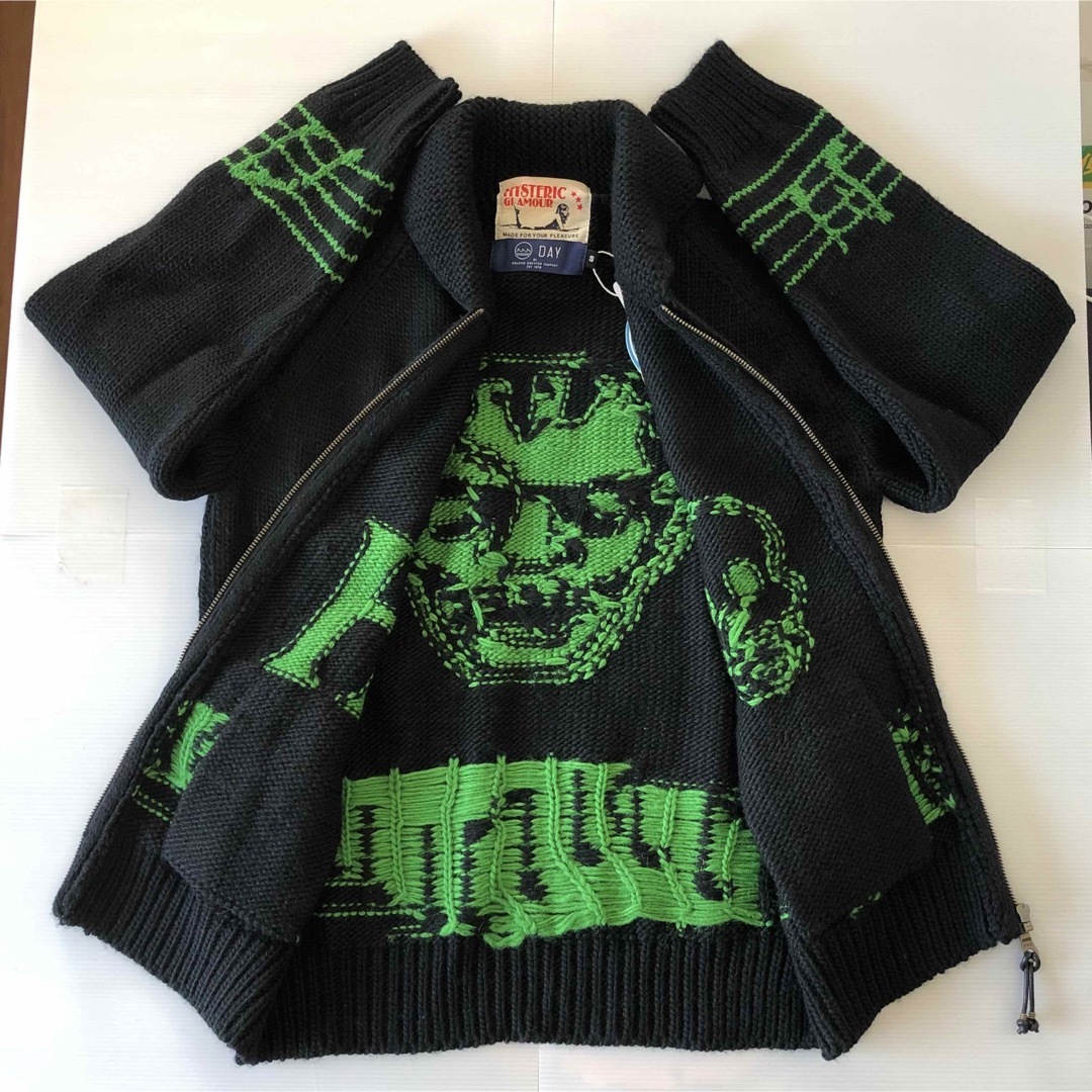 HYSTERIC GLAMOUR - MONSTER編込☆限定カウチンニット☆GRANTED HYSTERIC GLAMOUR - MONSTER編込☆限定カウチンニット☆GRANTED