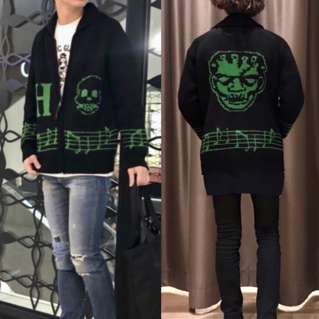 HYSTERIC GLAMOUR - MONSTER編込☆限定カウチンニット☆GRANTED HYSTERIC GLAMOUR - MONSTER編込☆限定カウチンニット☆GRANTED