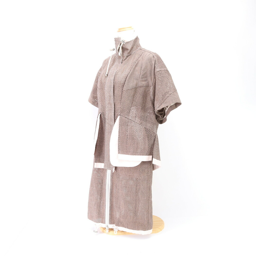 sacai(サカイ)の美品 Sacai サカイ 2014 AW コレクション ダブルジップ ワンピース サイズ 2 / M 相当 ドレス 洋服 婦人 服 レディース EEM P2-2 レディースのワンピース(その他)の商品写真