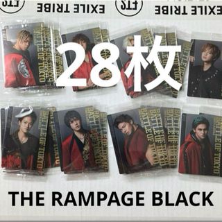 ザランページ(THE RAMPAGE)のBOT ウエハース　カード　THE RAMPAGE BLACK 28枚まとめ売り(ミュージシャン)