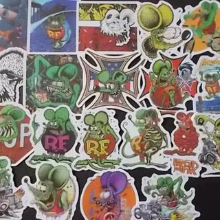 20枚◆防水ステッカー Rat Fink ラットフィンク スケボー ストリート(スケートボード)