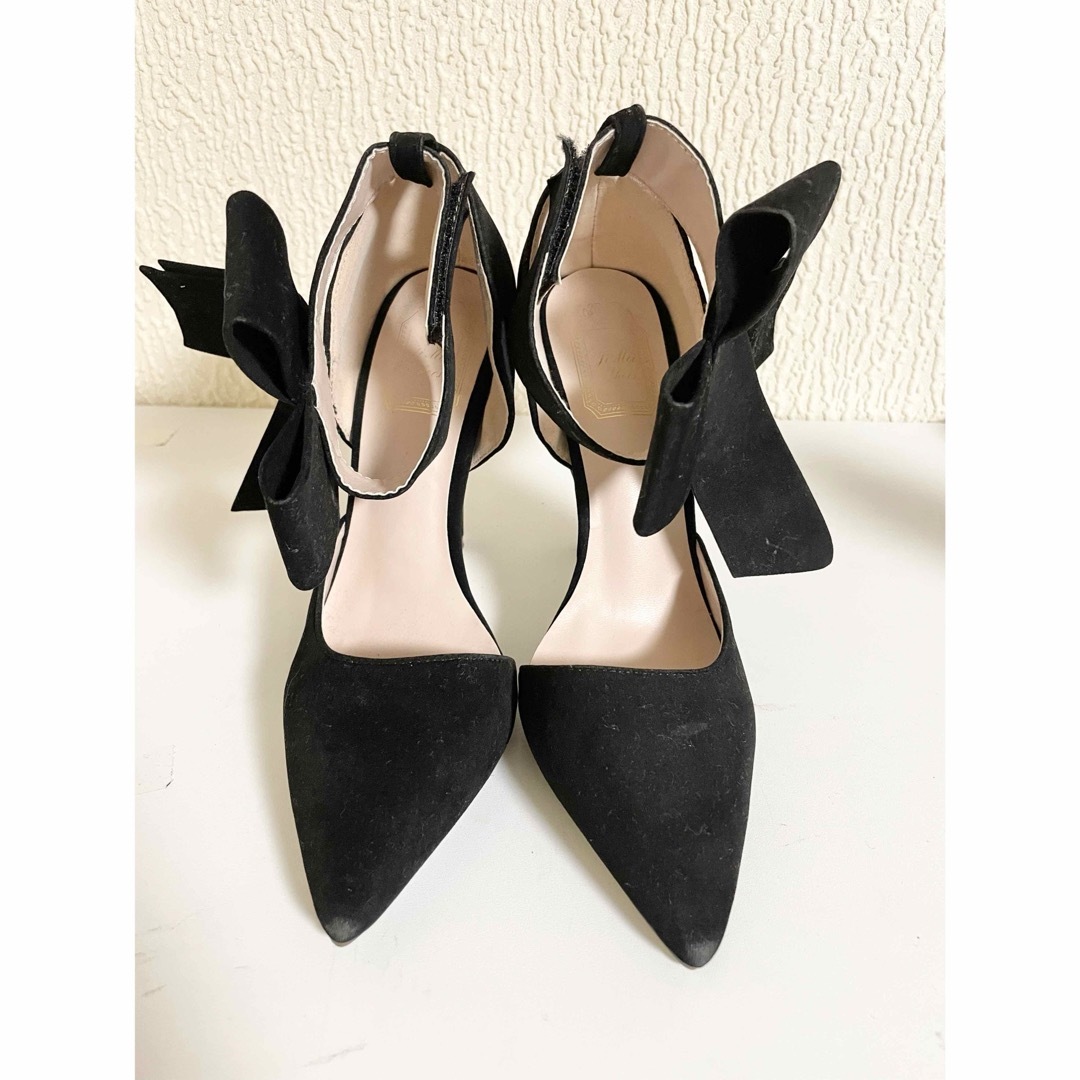 11.5cmヒール ji mei shoes リボンパンプス ハイヒールの通販 by 11.5cmヒール ji mei shoes リボンパンプス ハイヒールの通販 by