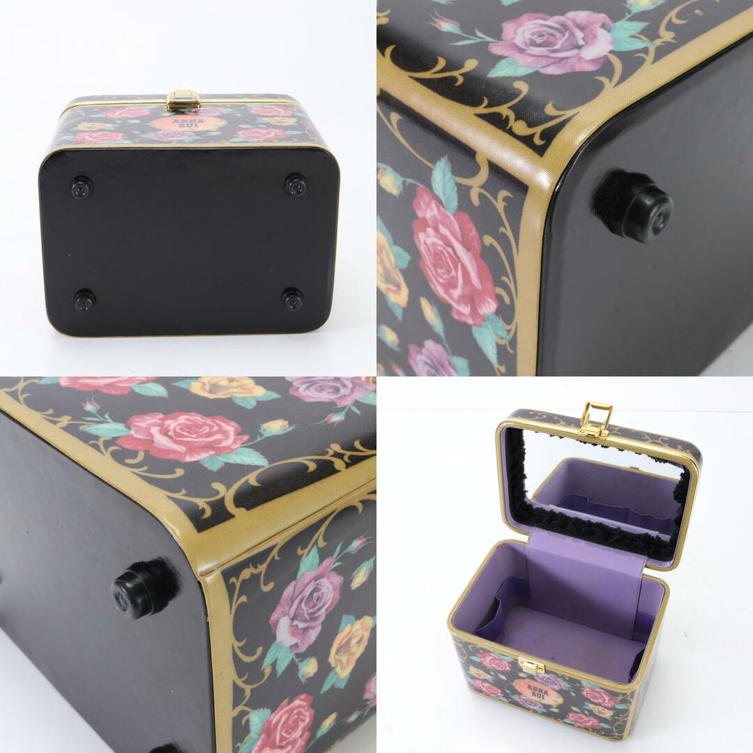 ANNA SUI(アナスイ)のまとめ 5点 セット ANNA SUI アナスイ メイクボックス バニティ 手鏡 ハサミ ピンセット トート バッグ レディース EEM P10-6 レディースのバッグ(ハンドバッグ)の商品写真