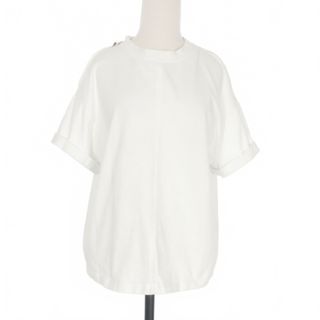 スリーワンフィリップリム(3.1 Phillip Lim)の3.1 フィリップリム ショルダー デザイン 半袖 Tシャツ カットソー S 白(Tシャツ(半袖/袖なし))