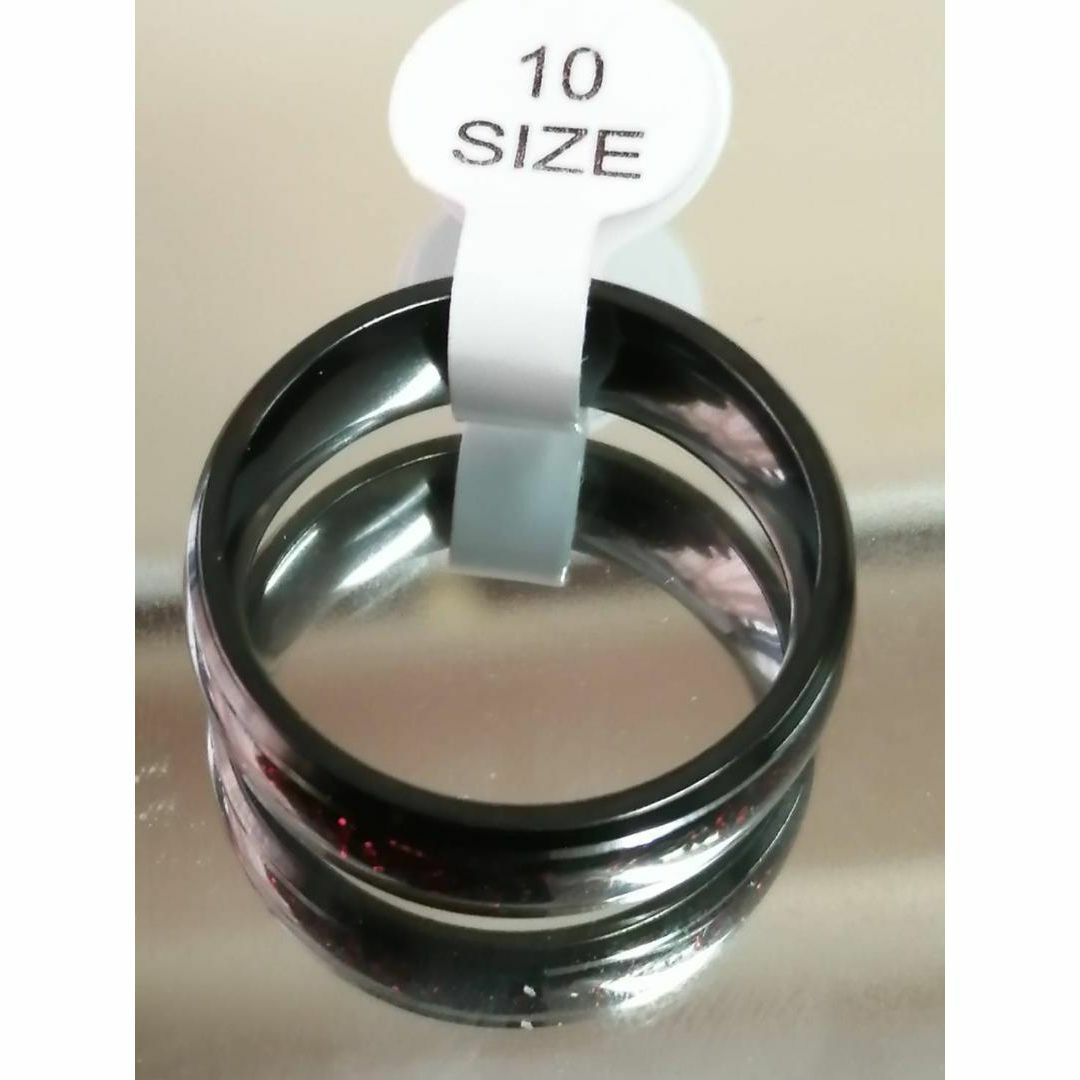 【SALE】リング メンズ アクセサリー レッド かっこいい 指輪 22号 メンズのアクセサリー(リング(指輪))の商品写真