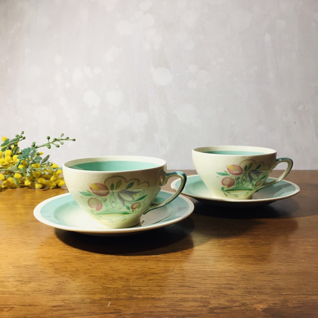 WEDGWOOD ウェッジウッド SUSIE COOPER GLEN MIST Tea Cup WEDGWOOD ウェッジウッド SUSIE COOPER GLEN MIST Tea Cup