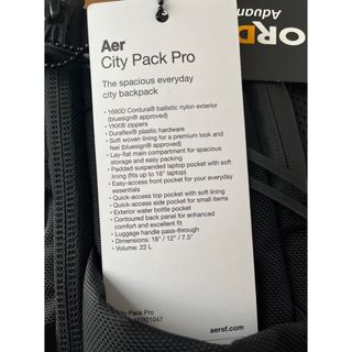 AER - 美品aer citypack pro 22L エアーシティパックプロ