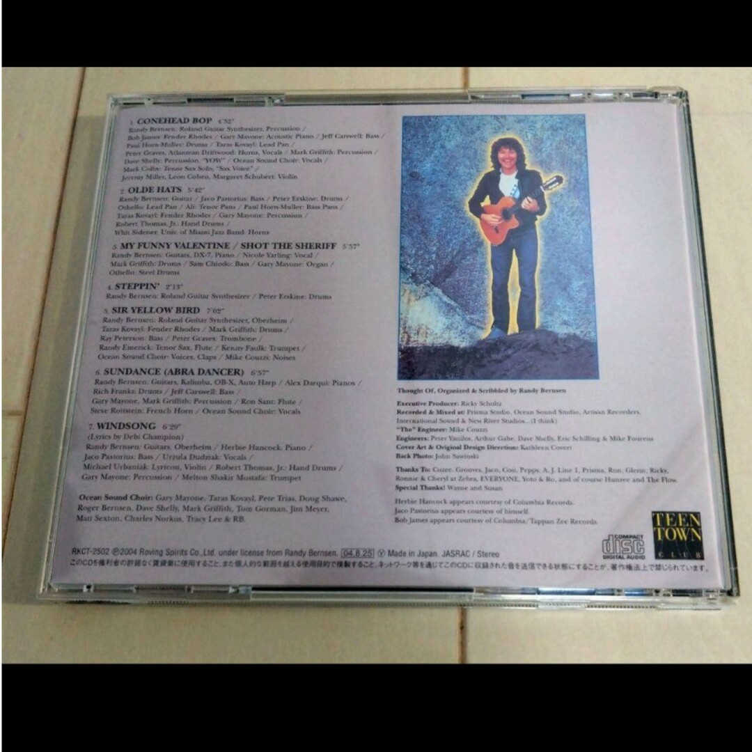 Randy  Bernsen With Jaco Pastorius  CD エンタメ/ホビーのCD(ジャズ)の商品写真