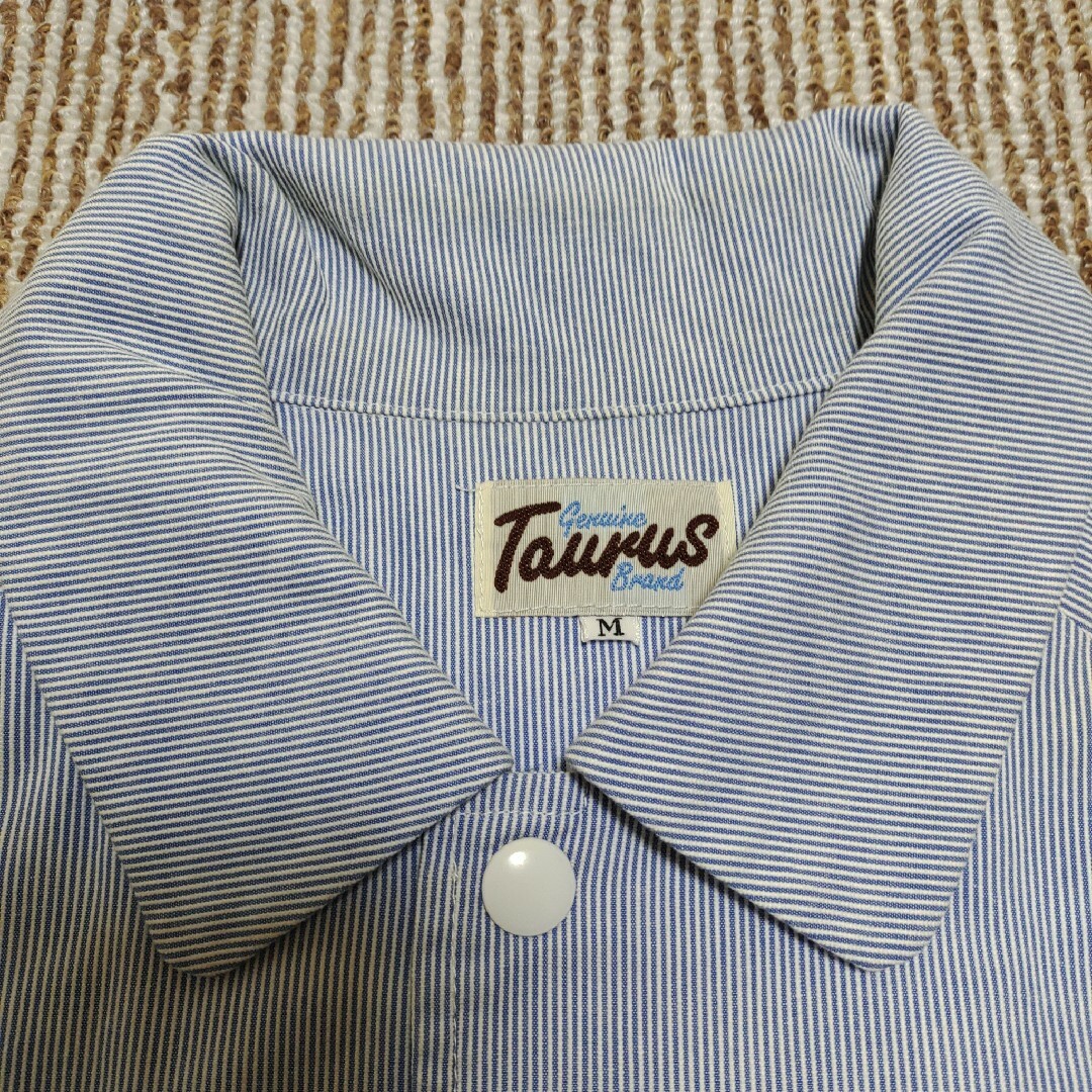TAURUS(トーラス)のトーラス/TAURUS コードレーンコーチジャケット Mサイズ ブルー 薄手 メンズのジャケット/アウター(ブルゾン)の商品写真