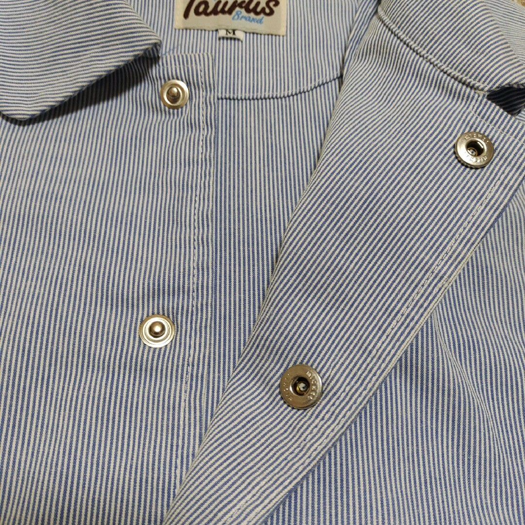 TAURUS(トーラス)のトーラス/TAURUS コードレーンコーチジャケット Mサイズ ブルー 薄手 メンズのジャケット/アウター(ブルゾン)の商品写真