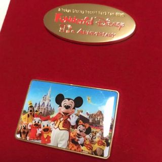 ディズニー(Disney)のディズニー　ミッキー　実写　ピン　10周年　アニバーサリー(バッジ/ピンバッジ)