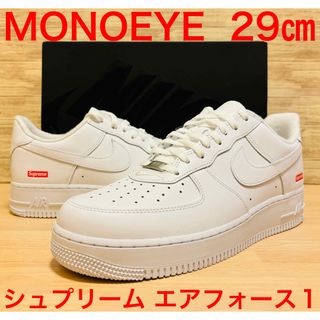 ナイキ(NIKE)のシュプリーム × ナイキ エアフォース1 ロー ホワイト 29㎝(スニーカー)