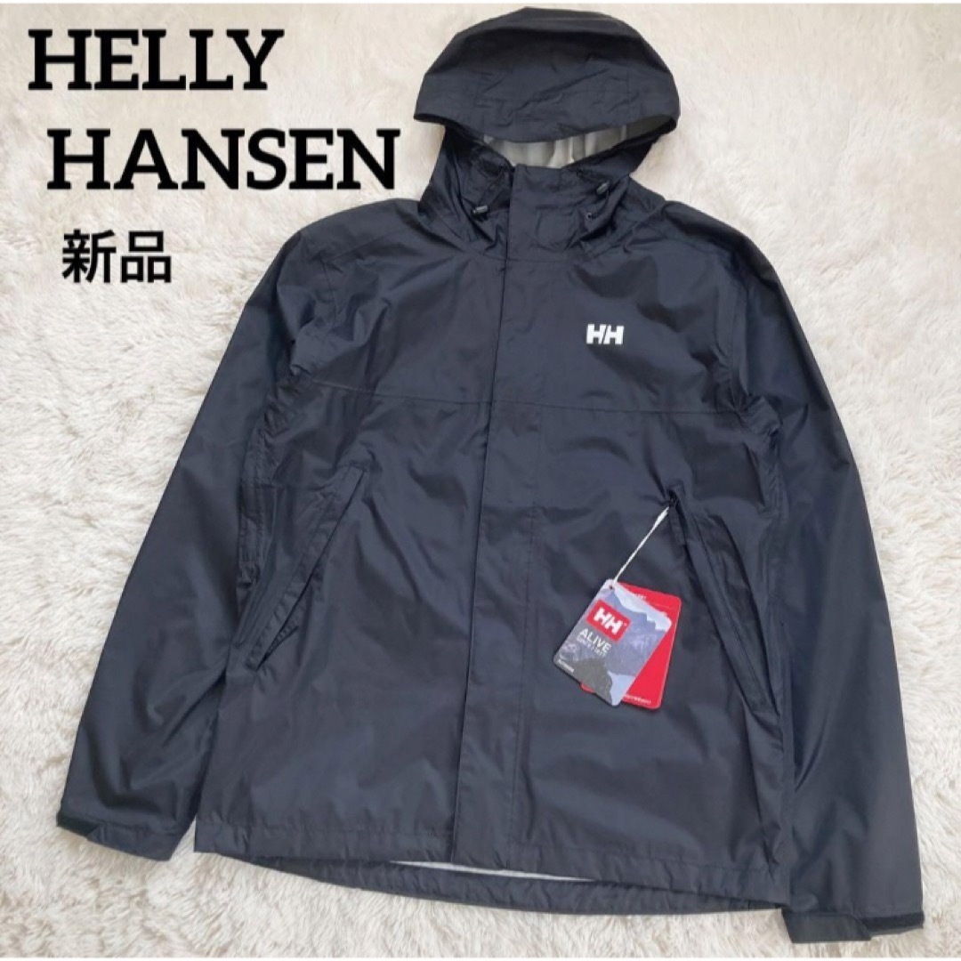 HELLY HANSEN(ヘリーハンセン)の【新品タグ付】ヘリーハンセン LOKE JACKET マウンテンパーカー 黒 S メンズのジャケット/アウター(マウンテンパーカー)の商品写真