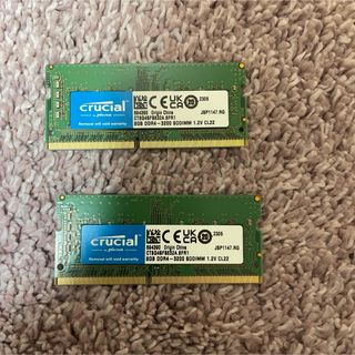 クルーシャル(crucial)のcrucial ノートPC用メモリ 8GB 2枚(PCパーツ)