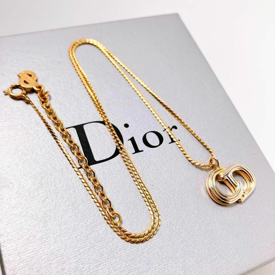 ディオール dior CD ネックレス ペンダント ゴールド レディース Y14