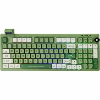 EPOMAKER RT100 97キー ゲーミングキーボード 緑 5000mAh(PC周辺機器)