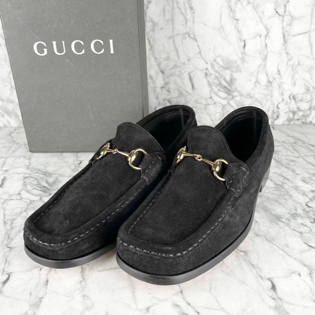 Gucci(グッチ)の✨美品✨　GUCCI グッチ　ローファー　スエード　靴　25.5cm レディースの靴/シューズ(ローファー/革靴)の商品写真